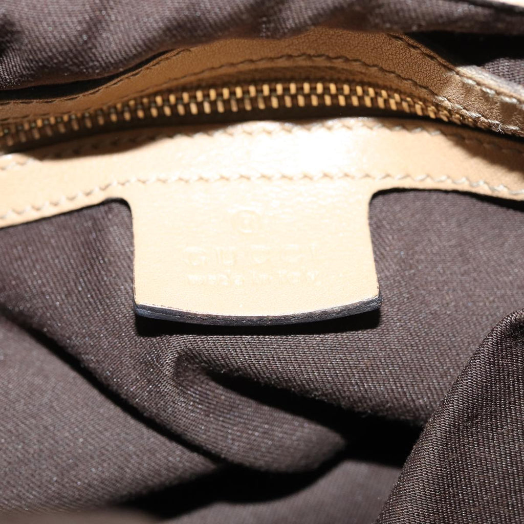 GUCCI GG Canvas Indy Hand Bag 2way Beige 182888 yk13331