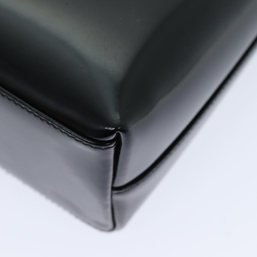 GUCCI Shoulder Bag Enamel Black 001 3444 1812 yk13332