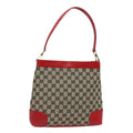 GUCCI GG Canvas Shoulder Bag Beige Red 001 4231 yk13379