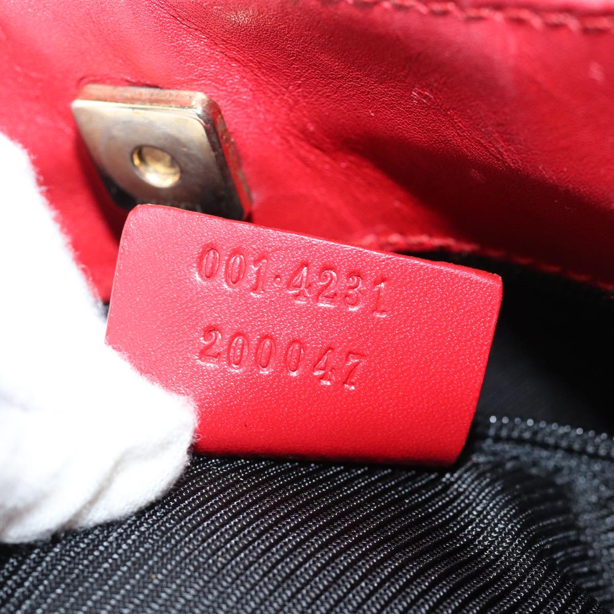 GUCCI GG Canvas Shoulder Bag Beige Red 001 4231 yk13379