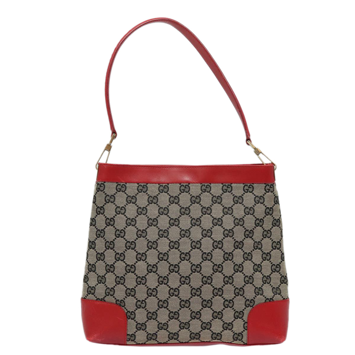 GUCCI GG Canvas Shoulder Bag Beige Red 001 4231 yk13379
