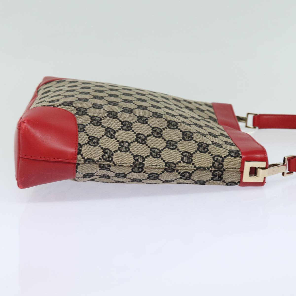 GUCCI GG Canvas Shoulder Bag Beige Red 001 4231 yk13379