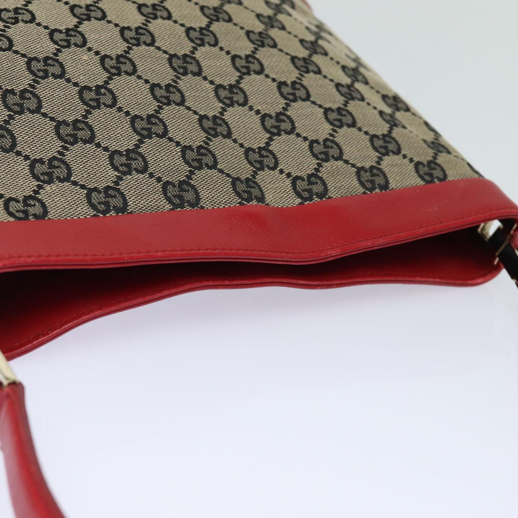 GUCCI GG Canvas Shoulder Bag Beige Red 001 4231 yk13379