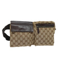 GUCCI GG Canvas Waist bag Beige 28566 yk13396