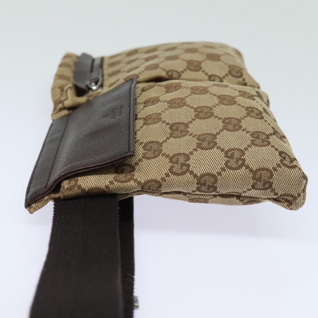 GUCCI GG Canvas Waist bag Beige 28566 yk13396