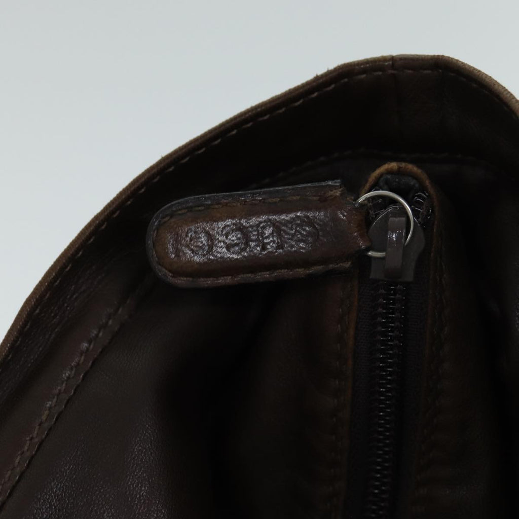 GUCCI Bamboo Hand Bag Leather Brown 000 1998 0508 yk13445