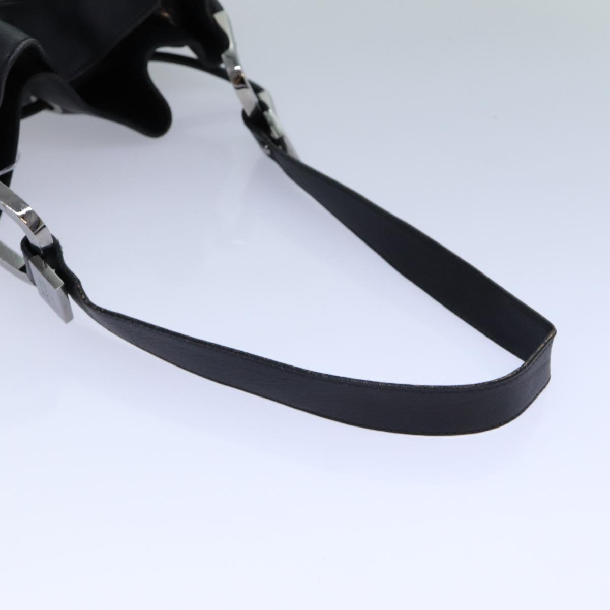 GUCCI Shoulder Bag Leather Black 001 3746 yk13467