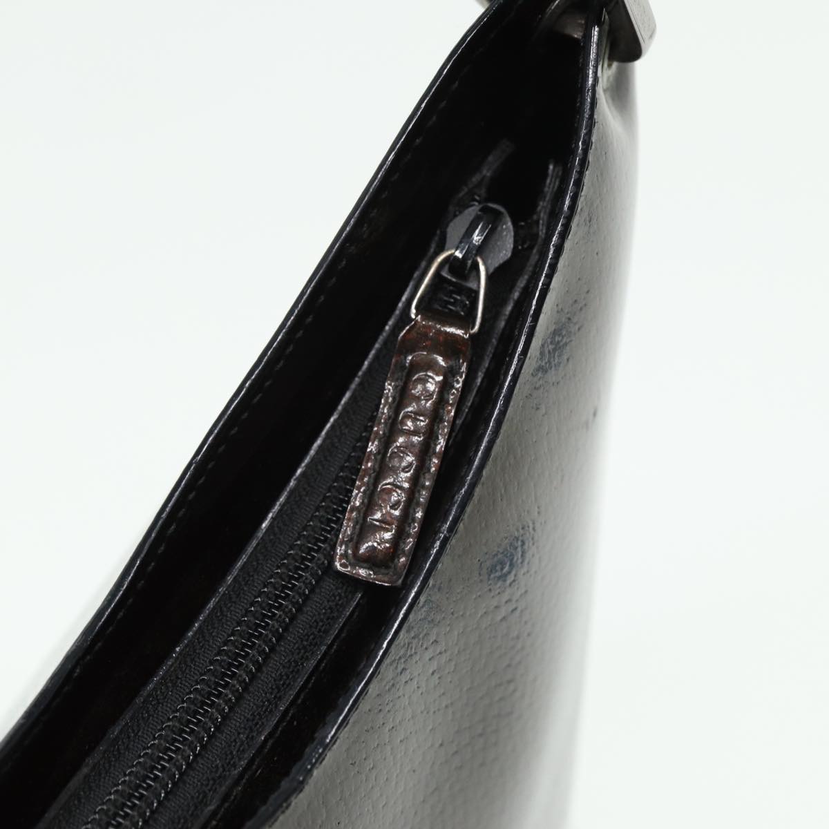GUCCI Bamboo Hand Bag Enamel Brown 001 2058 3007 yk13474