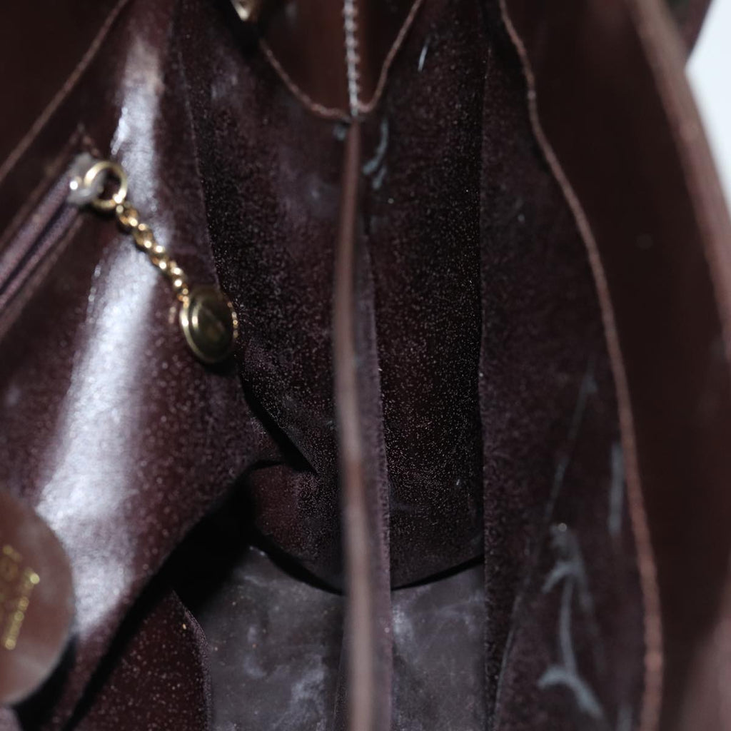 GUCCI Hand Bag Leather 2way Brown 000 2046 0562 yk13497