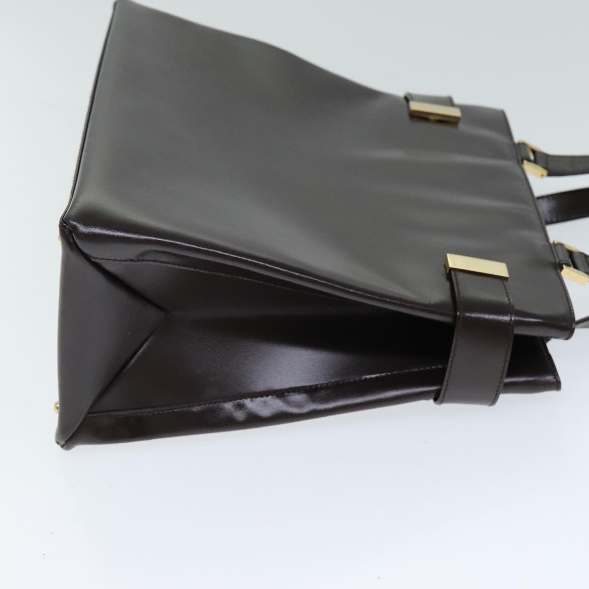 GUCCI Hand Bag Leather 2way Brown 000 2046 0562 yk13497