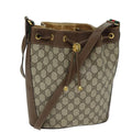GUCCI GG Canvas Web Sherry Line Shoulder Bag Beige Red 41 02 034 yk13558
