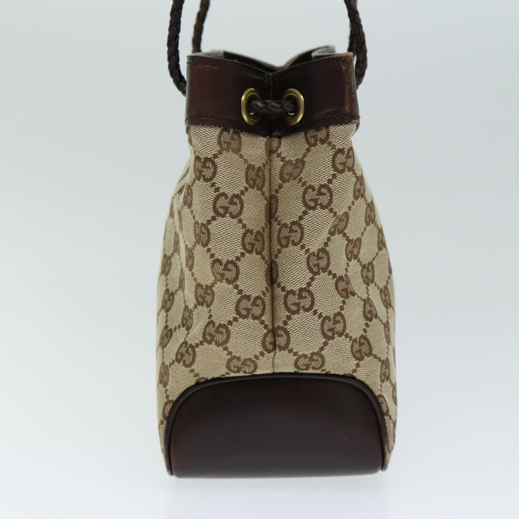 GUCCI GG Canvas Hand Bag Beige yk13565