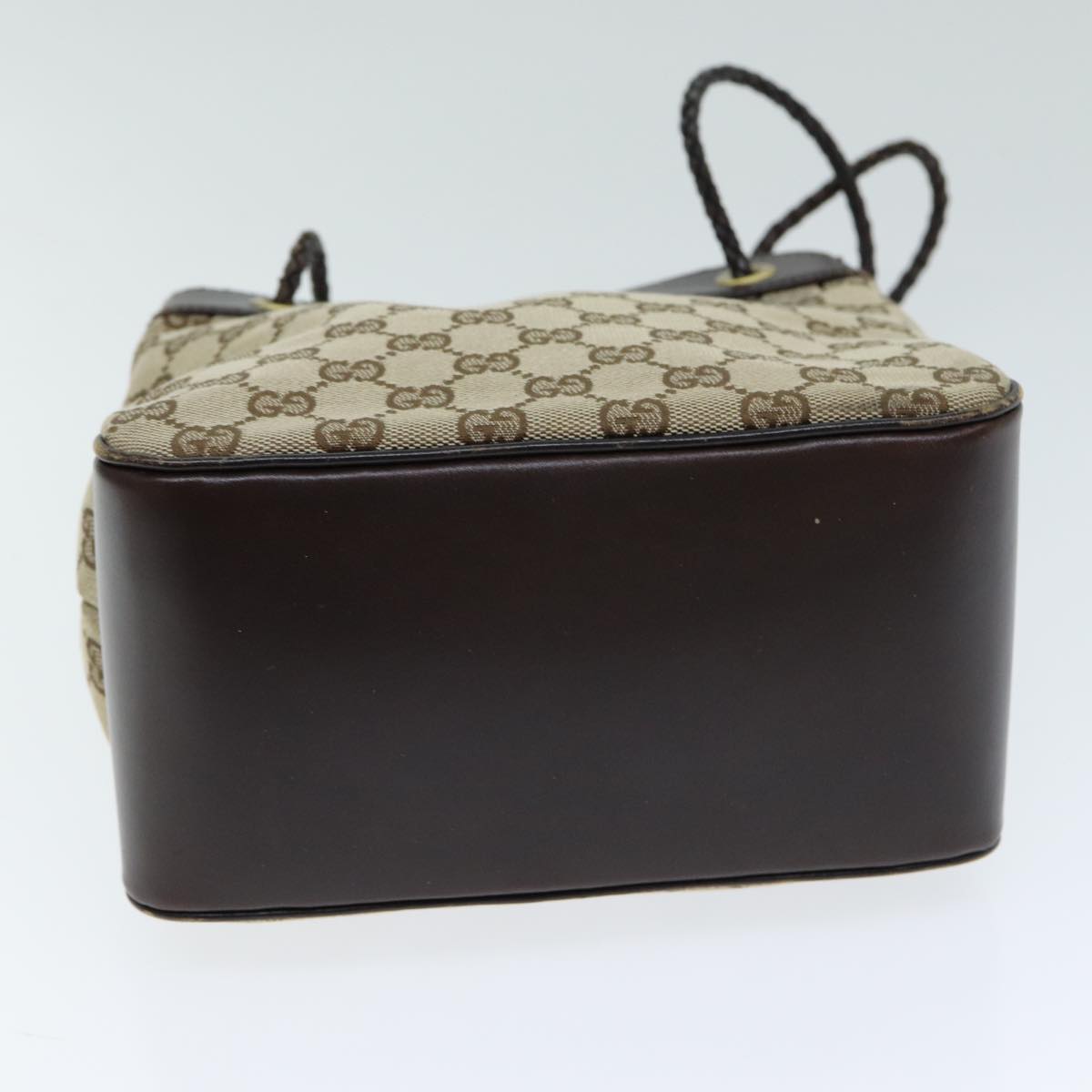 GUCCI GG Canvas Hand Bag Beige yk13565
