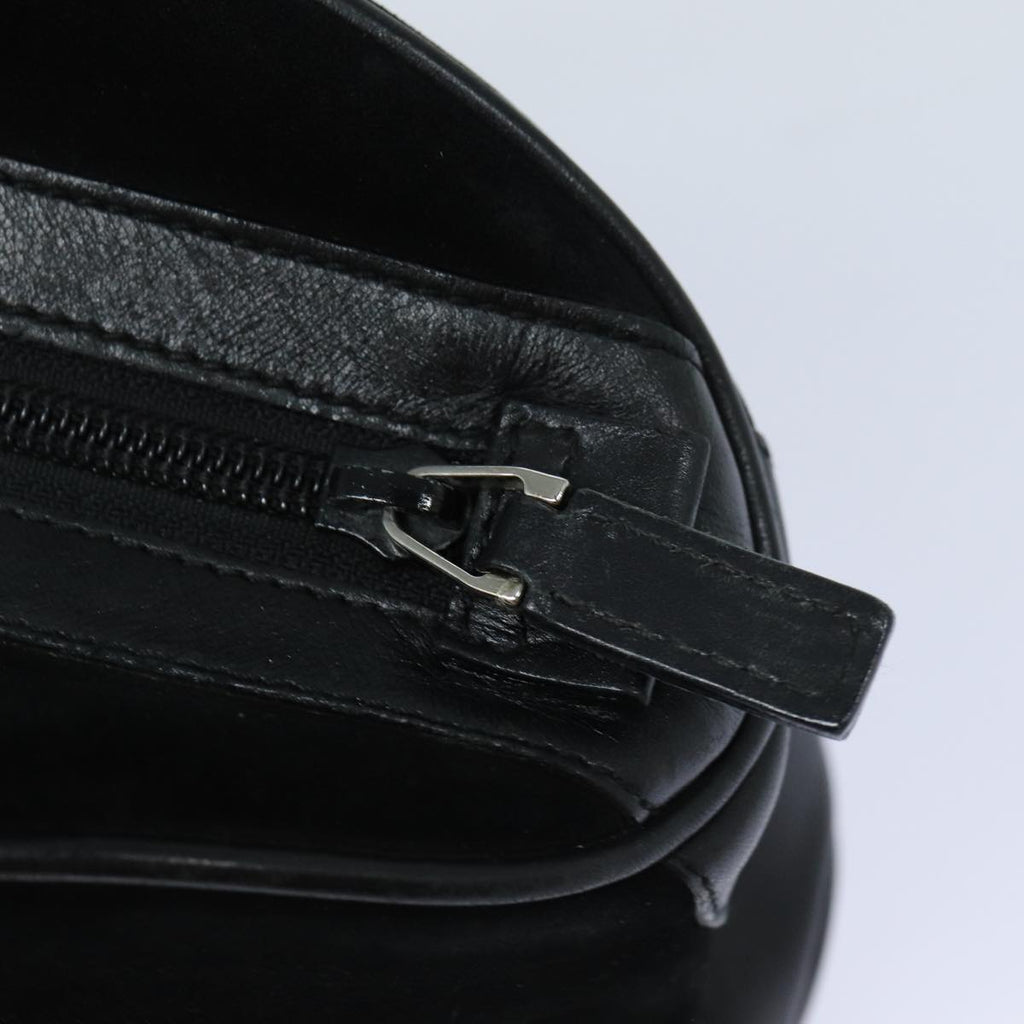 GUCCI Bamboo Hand Bag Suede Black 002 1084 200047 yk13665