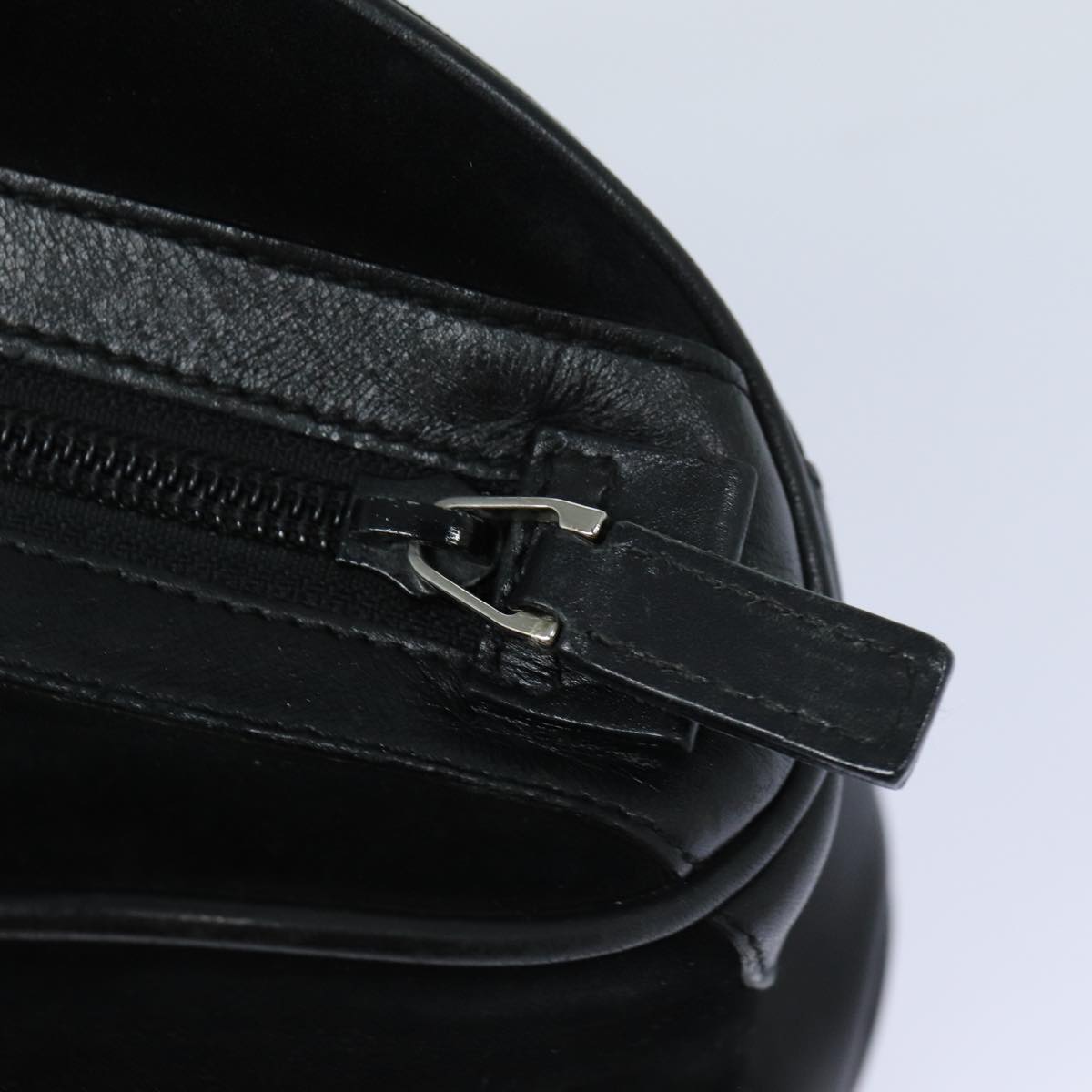 GUCCI Bamboo Hand Bag Suede Black 002 1084 200047 yk13665
