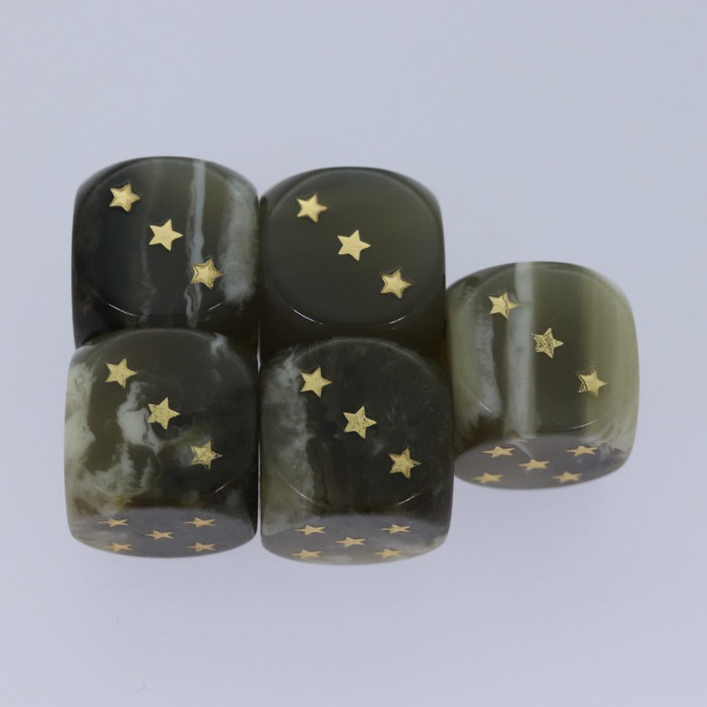 GUCCI GG Supreme Dice Set PVC Beige 662292 yk13670A