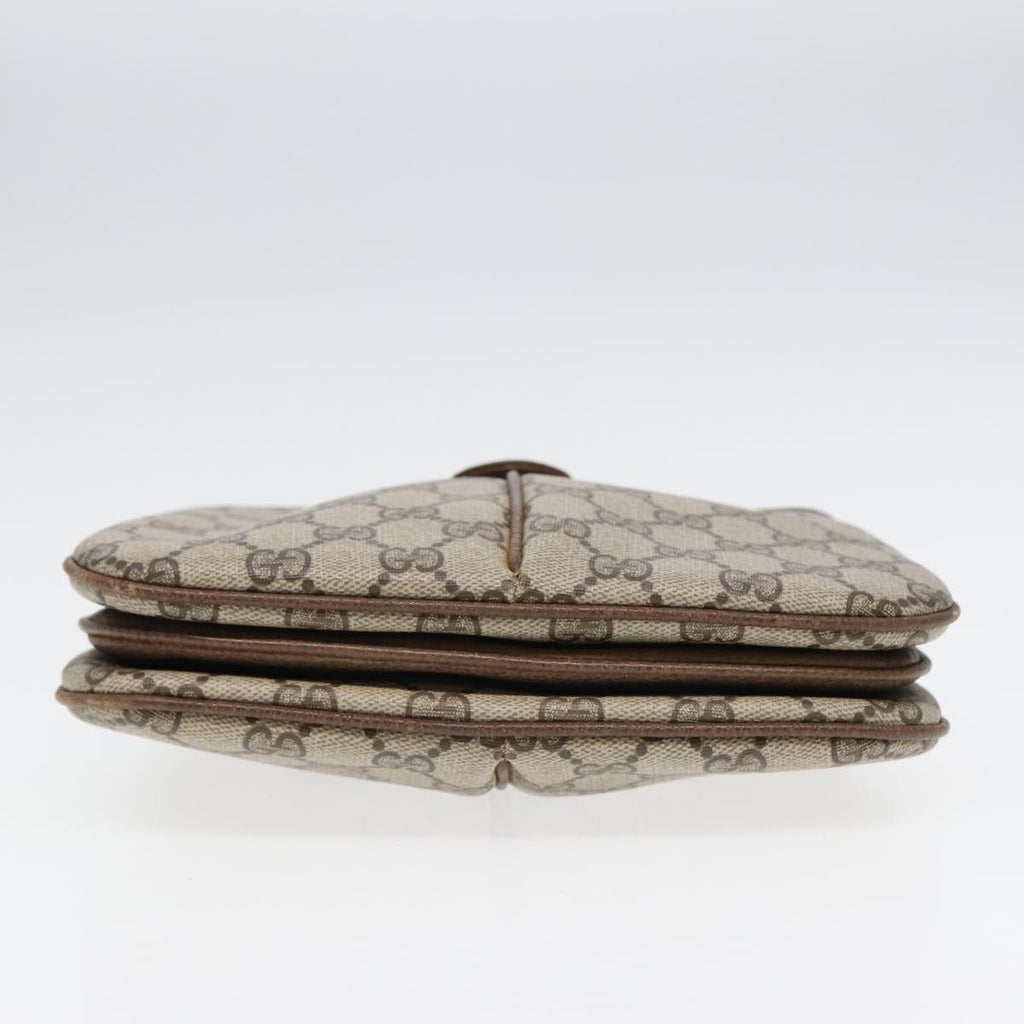 GUCCI GG Supreme Web Sherry Line Shoulder Bag PVC Beige 10 02 037 yk13680