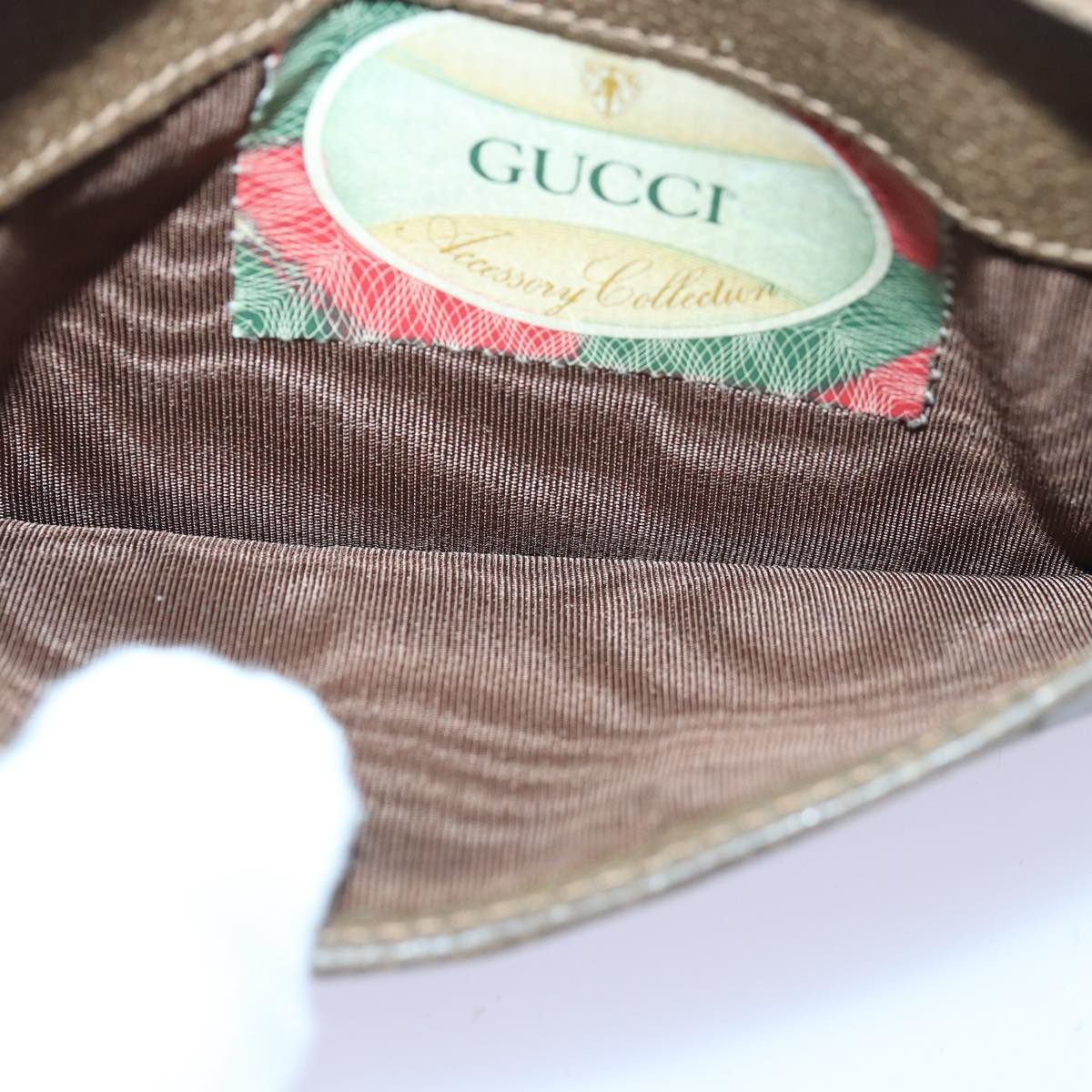 GUCCI GG Supreme Long Wallet PVC Beige Beige 64 03 713 yk13706