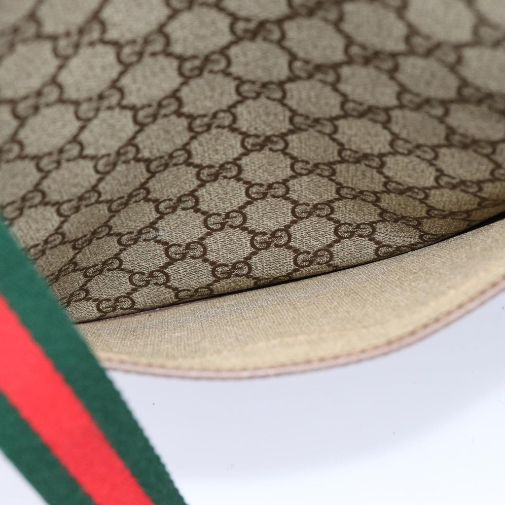 GUCCI GG Supreme Web Sherry Line Tote Bag PVC Beige 002 58 6487 yk13737