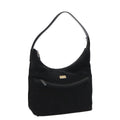 GUCCI Shoulder Bag Suede Black 001 3386 yk13807