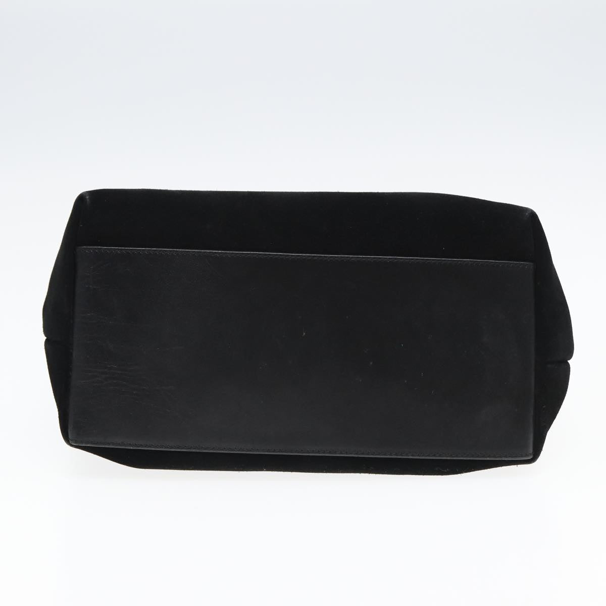 GUCCI Shoulder Bag Suede Black 001 3386 yk13807
