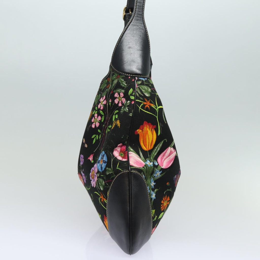 GUCCI Flora Jackie Shoulder Bag Canvas Multicolor 153693 yk13815