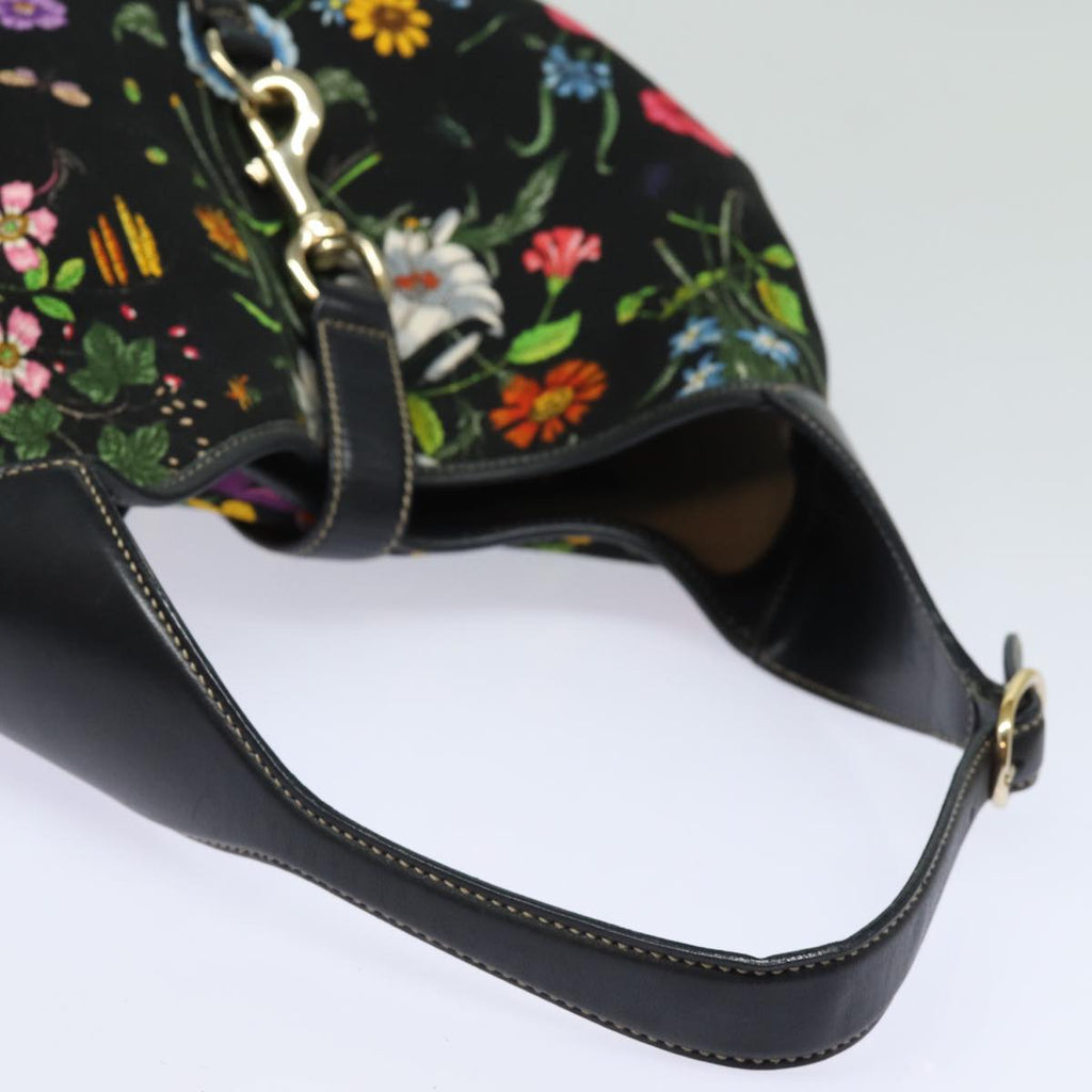 GUCCI Flora Jackie Shoulder Bag Canvas Multicolor 153693 yk13815