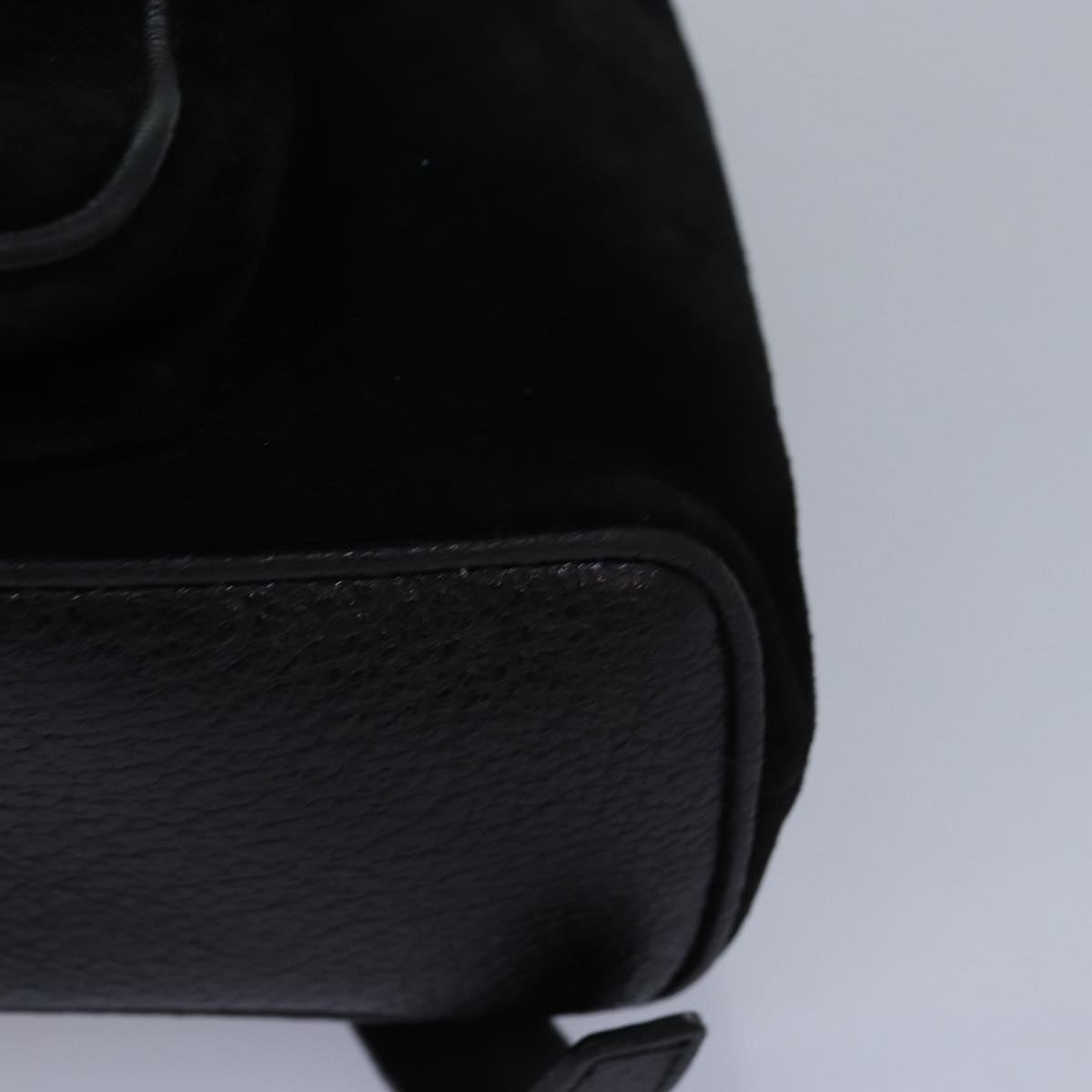 GUCCI Bamboo Backpack Suede Black 003 1956 0030 yk13819