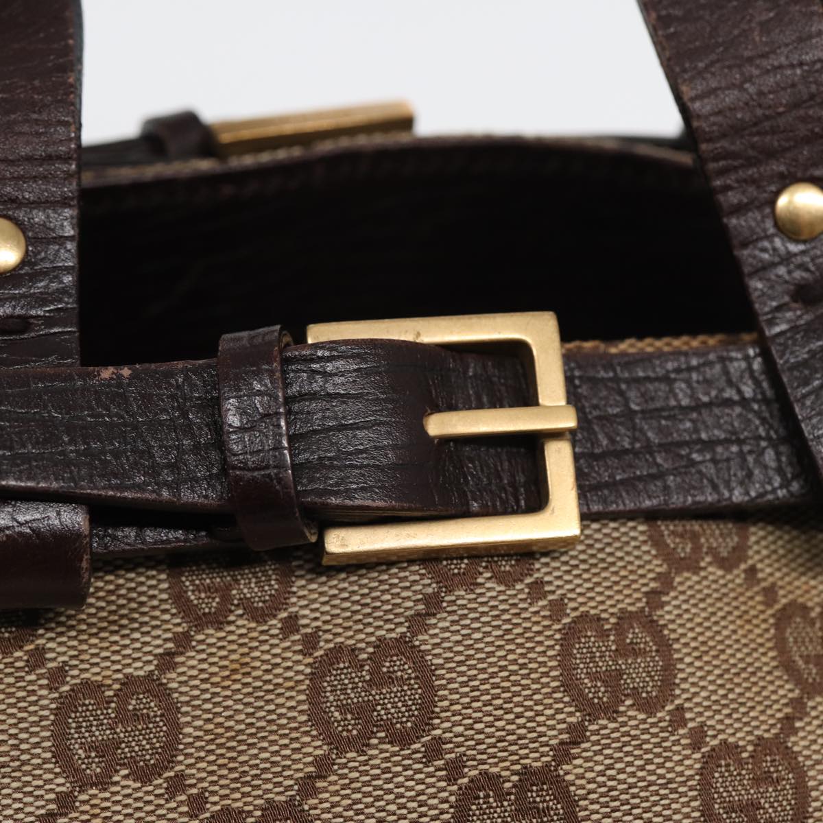 GUCCI GG Canvas Tote Bag Beige 106251 yk13879