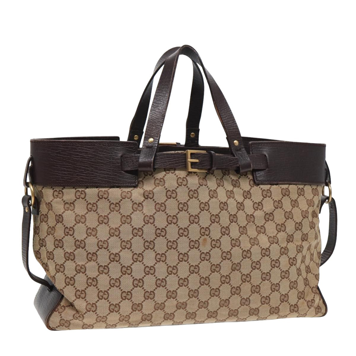 GUCCI GG Canvas Tote Bag Beige 106251 yk13879