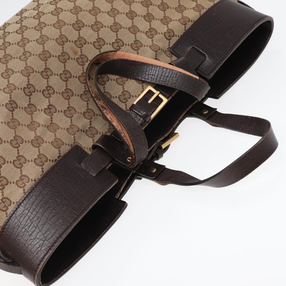 GUCCI GG Canvas Tote Bag Beige 106251 yk13879