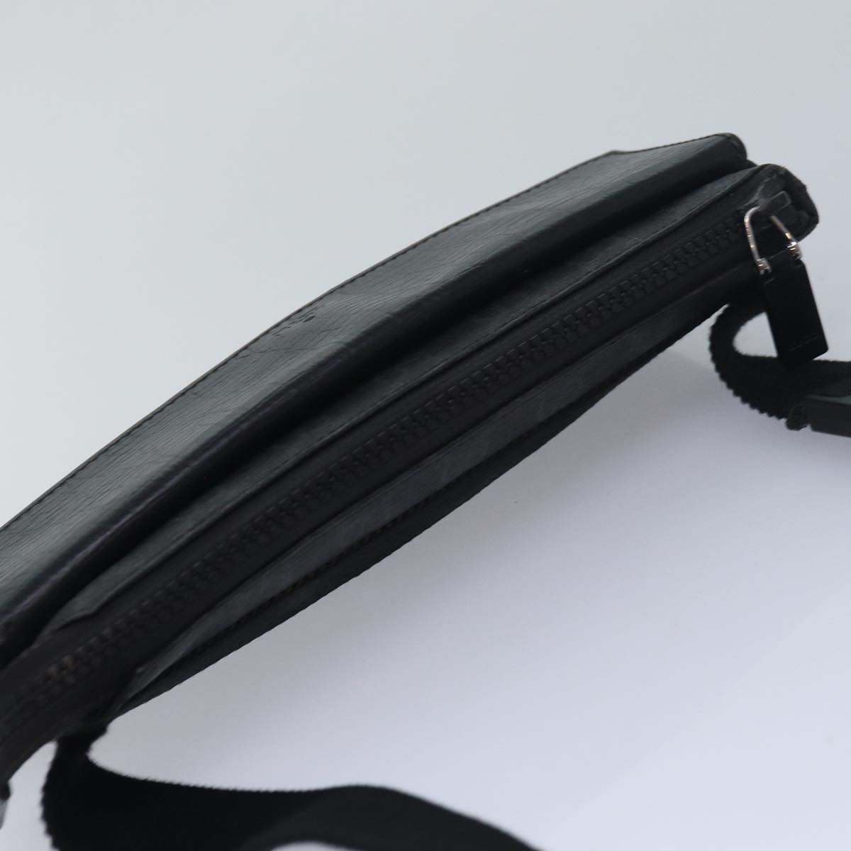 GUCCI GG Supreme Waist bag PVC Black 161833 yk13986