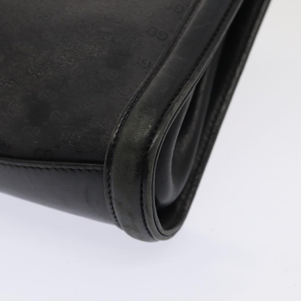 GUCCI Micro GG Canvas Clutch Bag Black 004 110 0364 yk13989