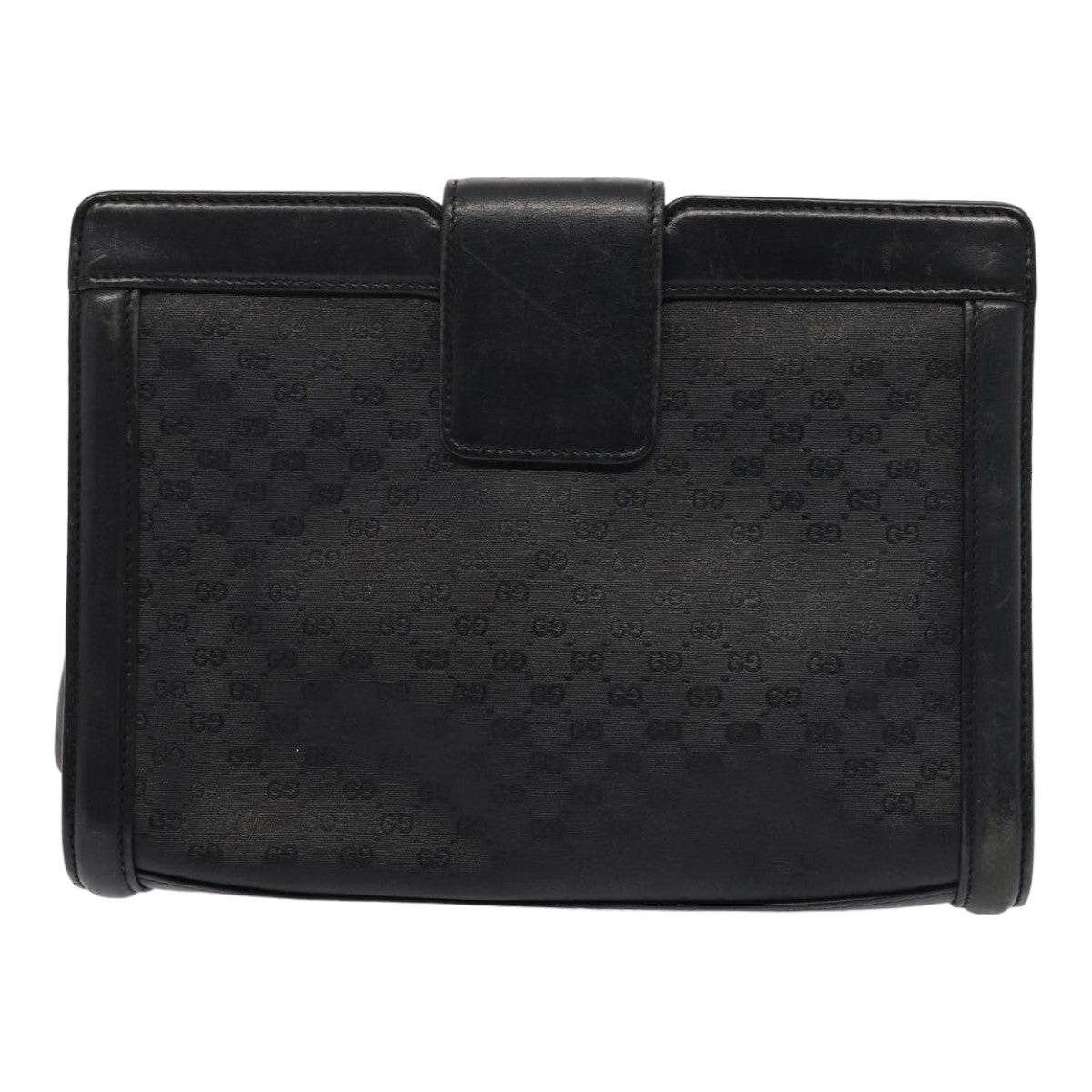 GUCCI Micro GG Canvas Clutch Bag Black 004 110 0364 yk13989