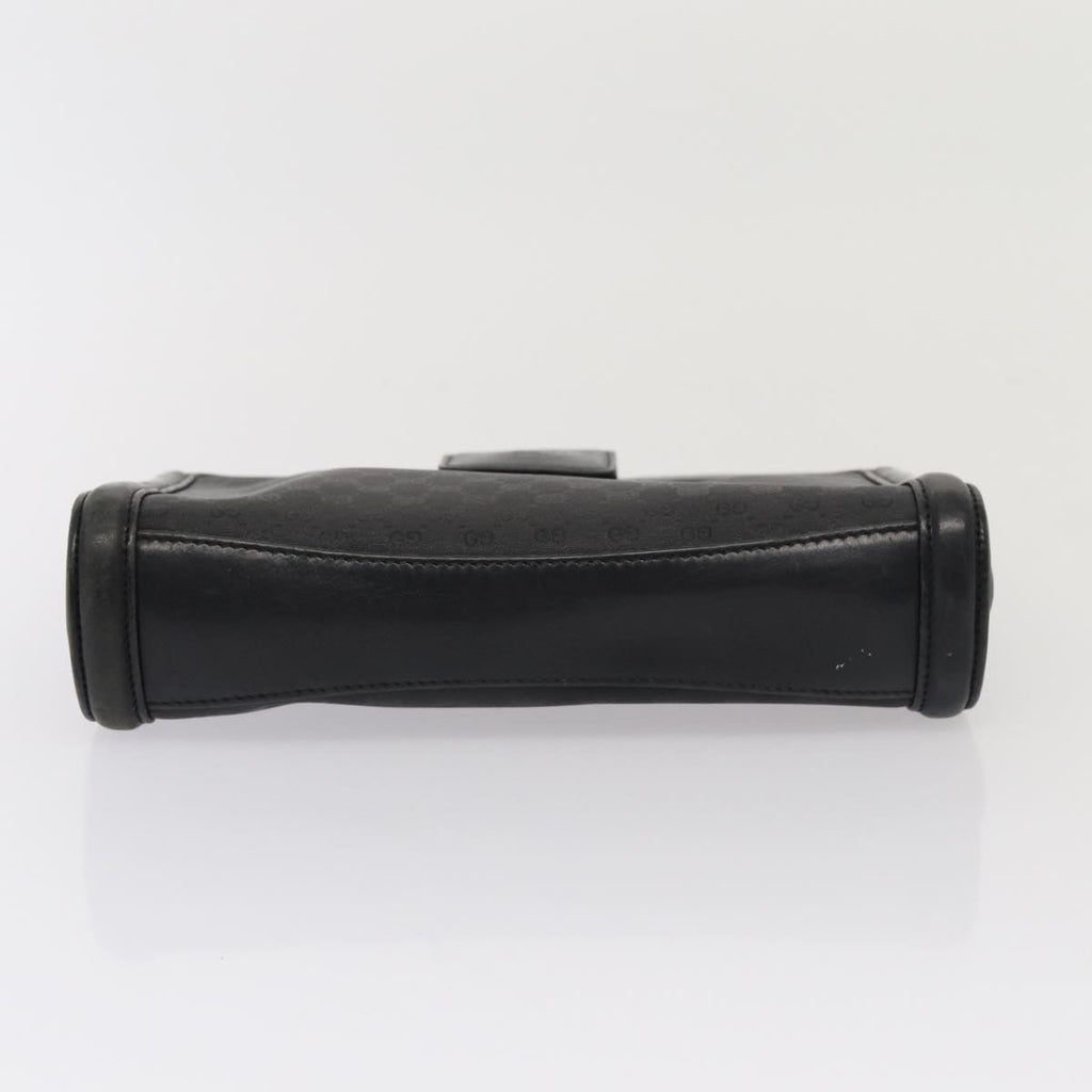 GUCCI Micro GG Canvas Clutch Bag Black 004 110 0364 yk13989