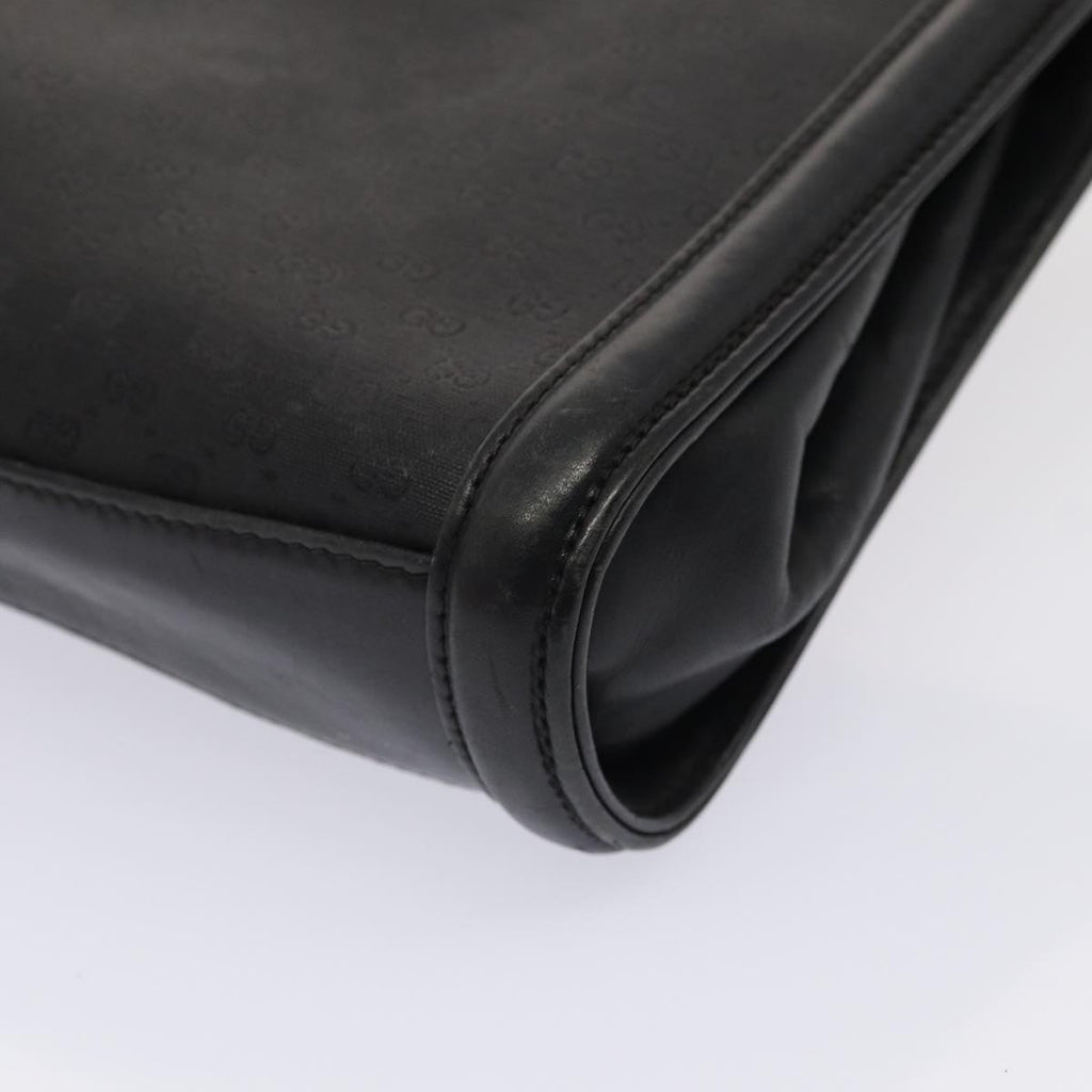 GUCCI Micro GG Canvas Clutch Bag Black 004 110 0364 yk13989
