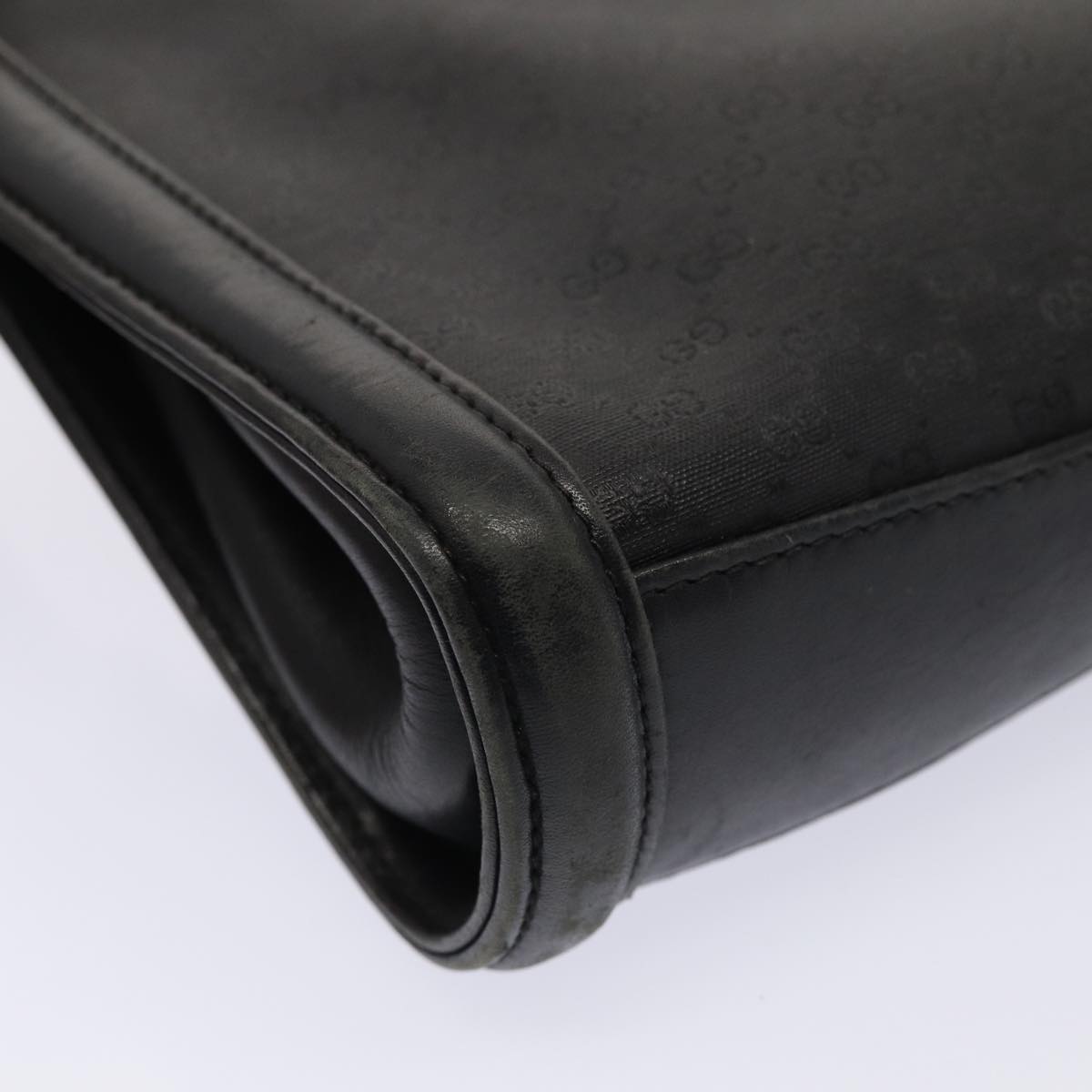 GUCCI Micro GG Canvas Clutch Bag Black 004 110 0364 yk13989