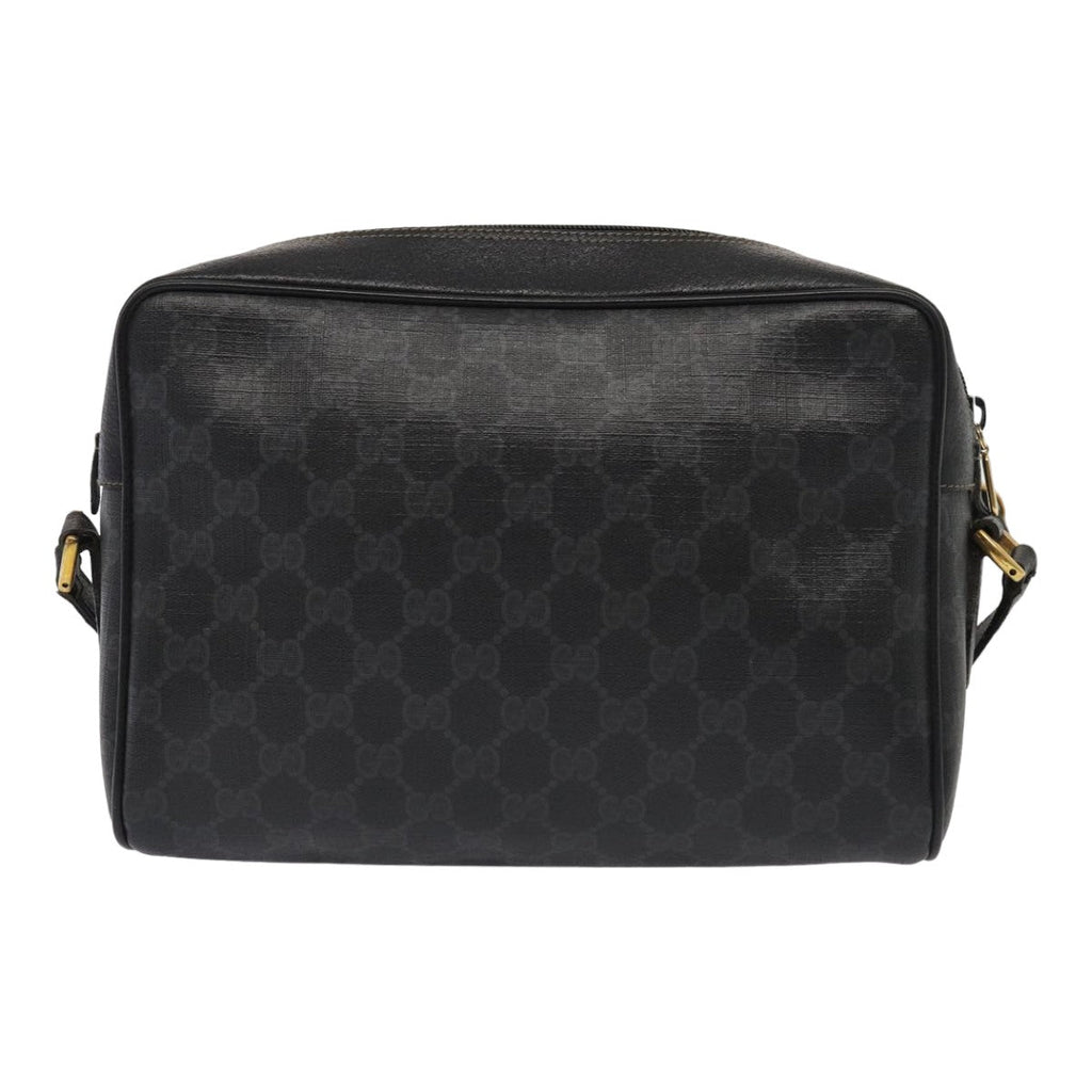 GUCCI GG Canvas Web Sherry Line Bag Black Red Green 98 02 088 yk13996