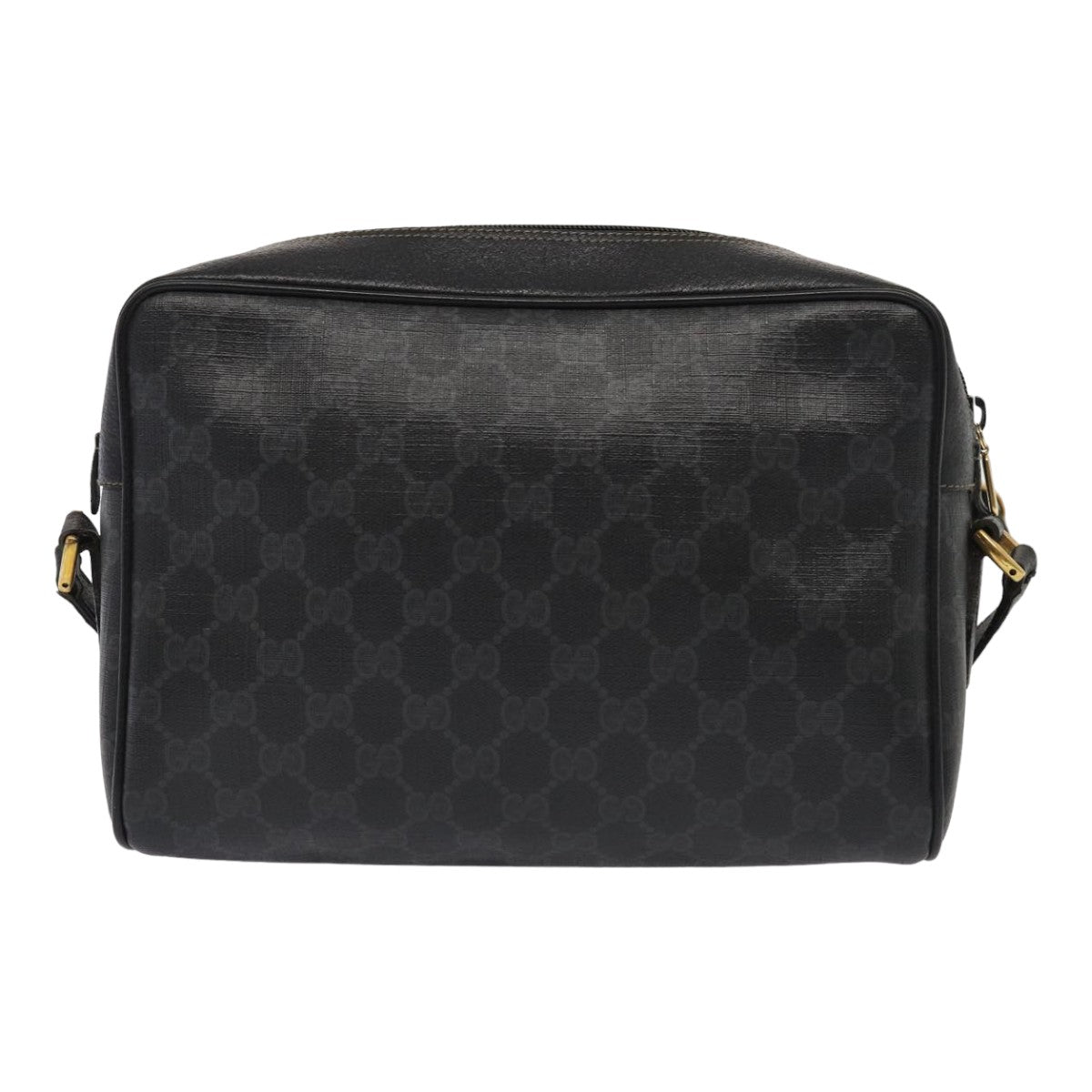 GUCCI GG Canvas Web Sherry Line Bag Black Red Green 98 02 088 yk13996