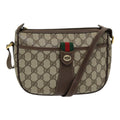 GUCCI GG Supreme Web Sherry Line Shoulder Bag PVC Beige 89 02 032 yk14049