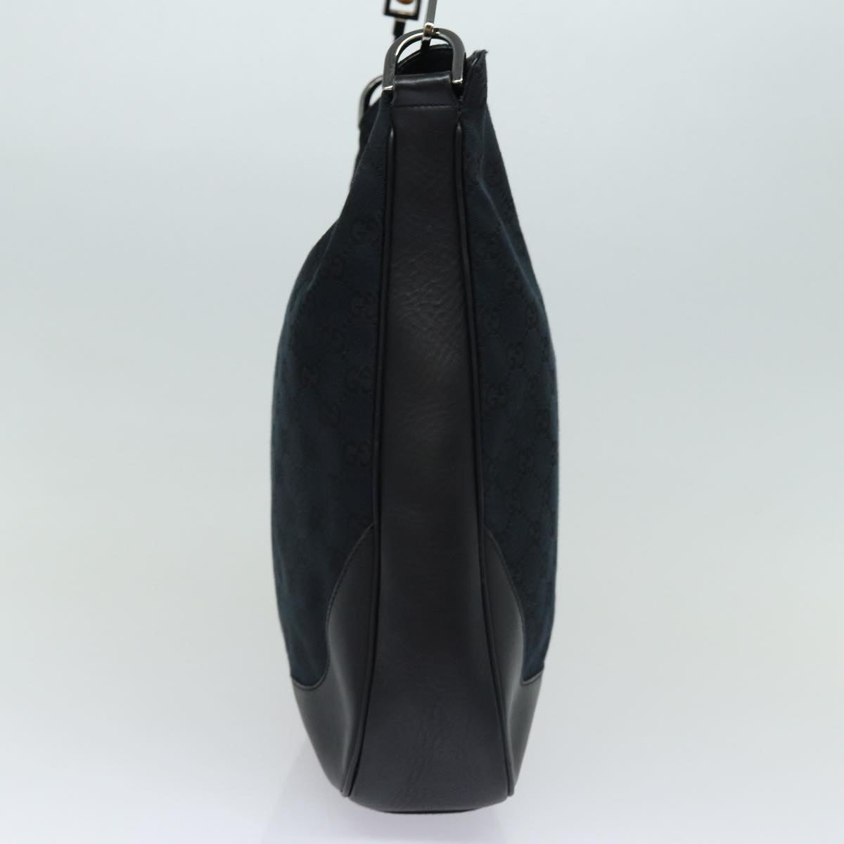 GUCCI Bamboo GG Canvas Hand Bag Black 001 4058 1705 yk14057