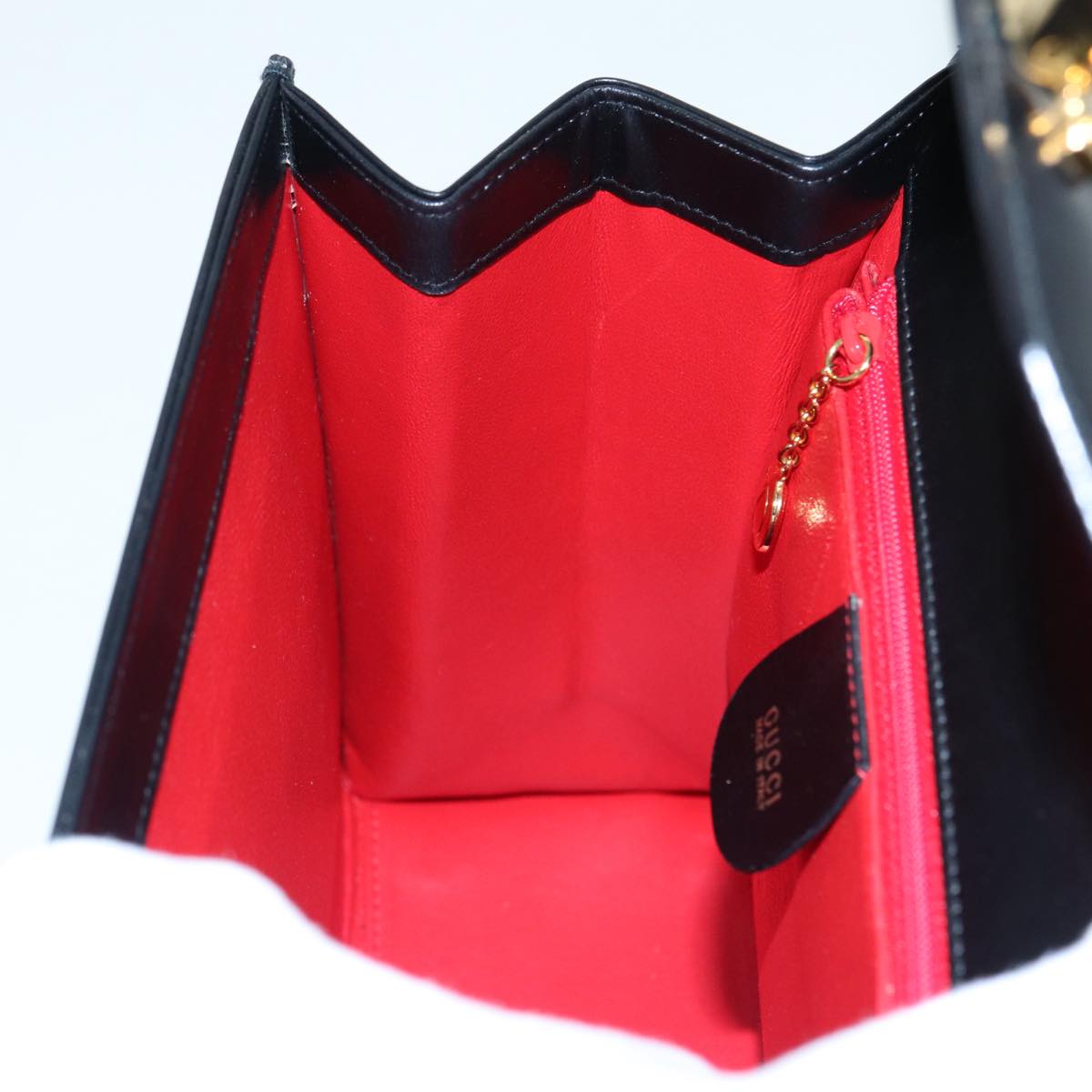 GUCCI Ready lock Hand Bag Leather 2way Black 000 26 0258 yk14070