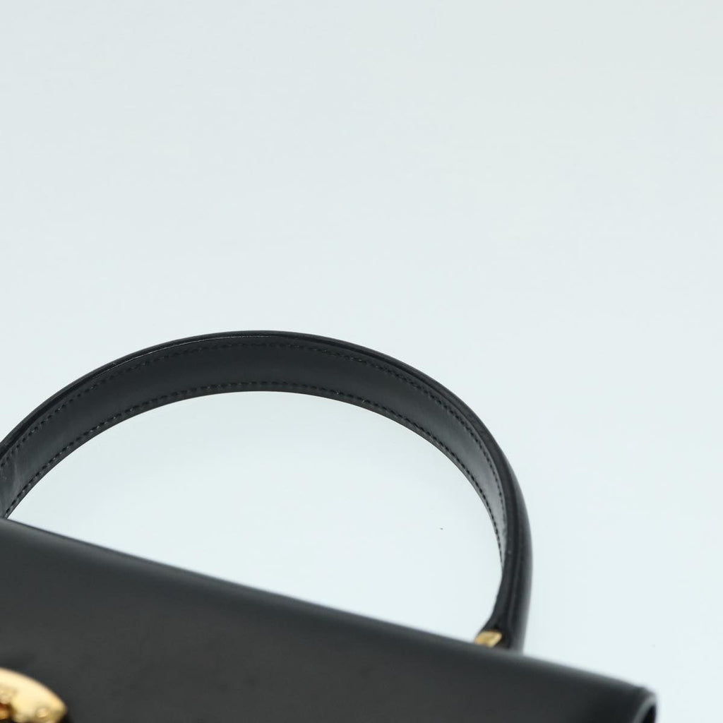 GUCCI Ready lock Hand Bag Leather 2way Black 000 26 0258 yk14070