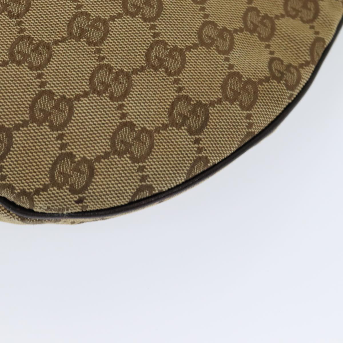 GUCCI GG Canvas Web Sherry Line Shoulder Bag Beige Red Green yk14092