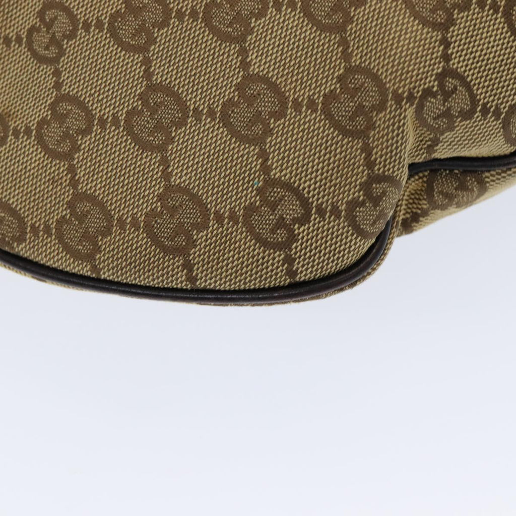 GUCCI GG Canvas Web Sherry Line Shoulder Bag Beige Red Green yk14092
