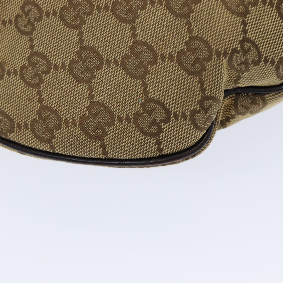 GUCCI GG Canvas Web Sherry Line Shoulder Bag Beige Red Green yk14092