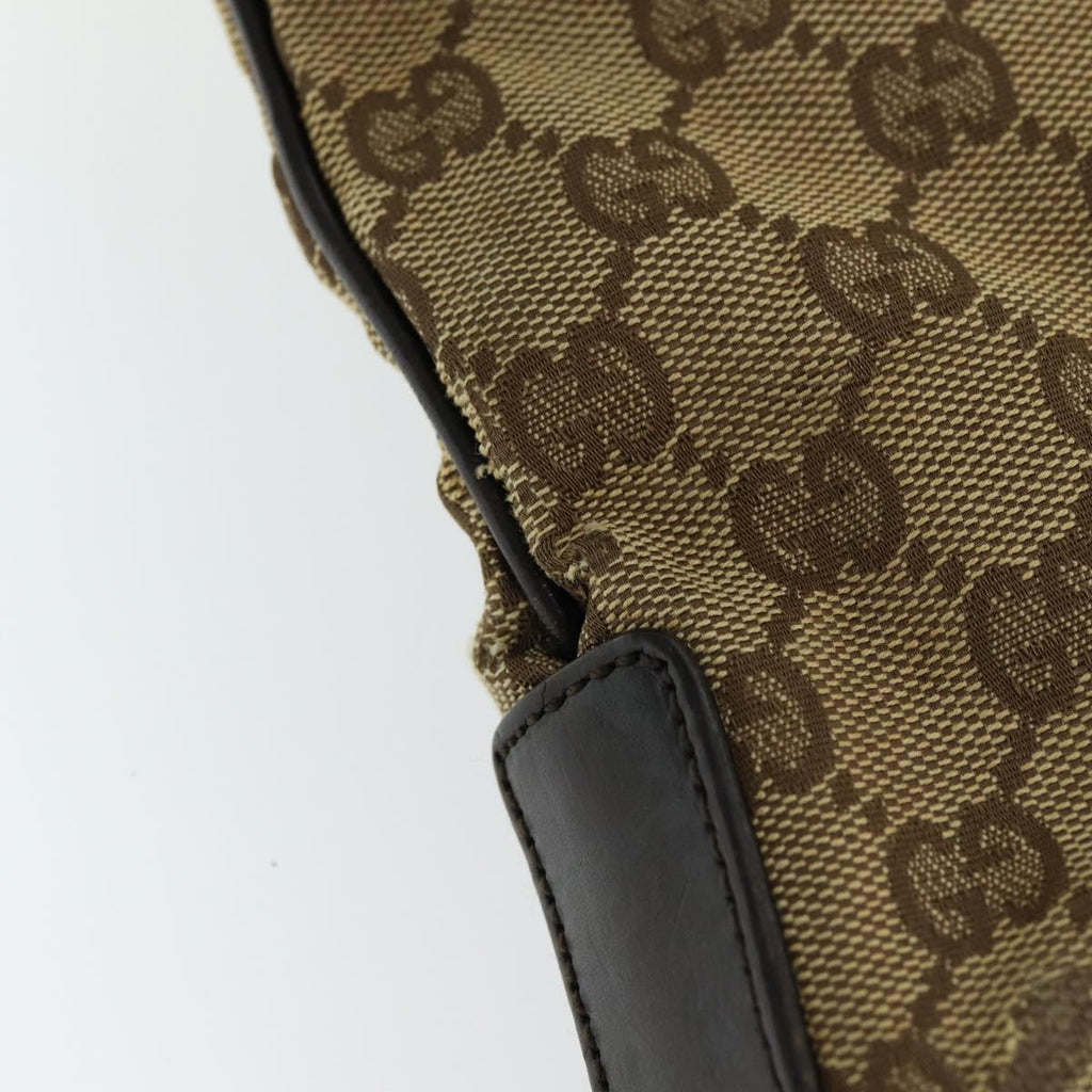 GUCCI GG Canvas Web Sherry Line Shoulder Bag Beige Red Green yk14092