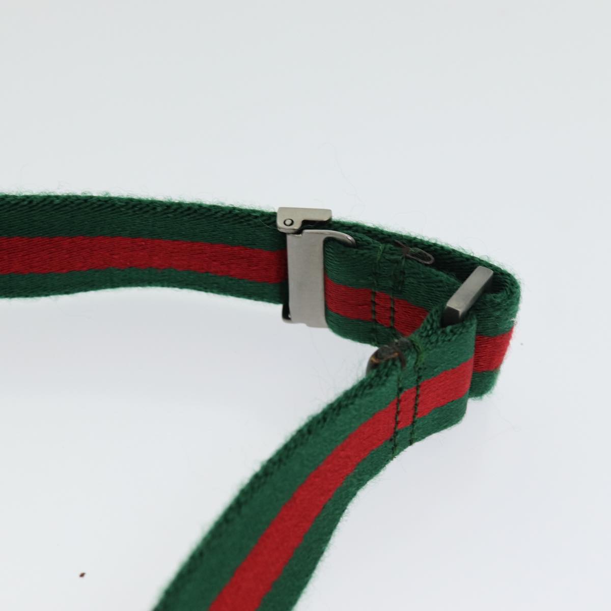 GUCCI GG Canvas Web Sherry Line Shoulder Bag Beige Red Green yk14092