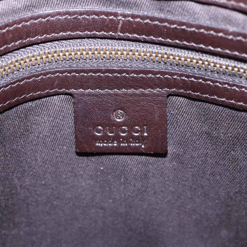 GUCCI GG Canvas Shoulder Bag PVC Leather Beige 109106 203998 yk14127
