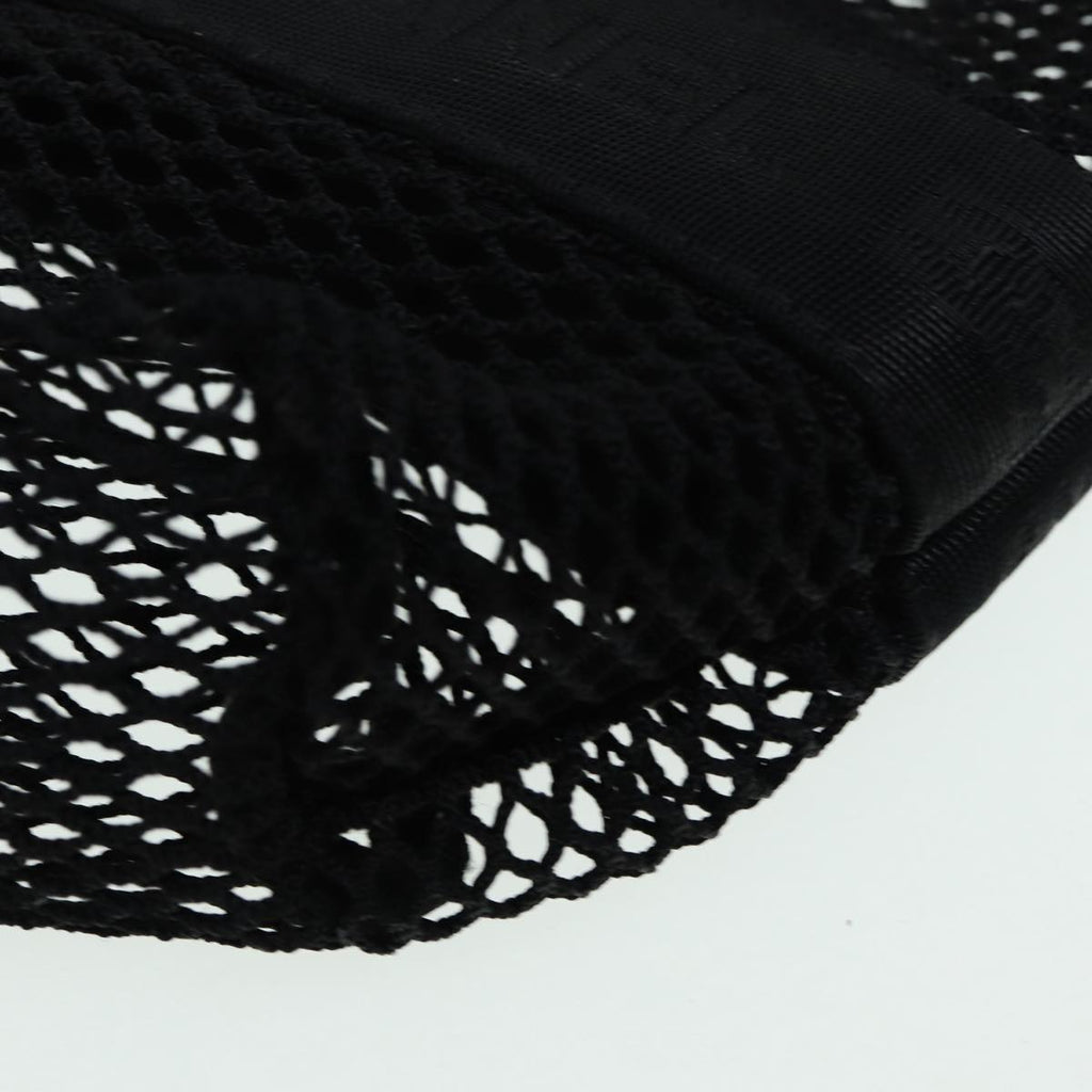 CHANEL Sports Tote Bag Nylon Black Gray CC yk14152